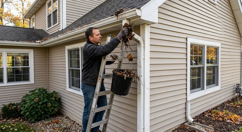 Downspout Blockage Removal in Annapolis, MD