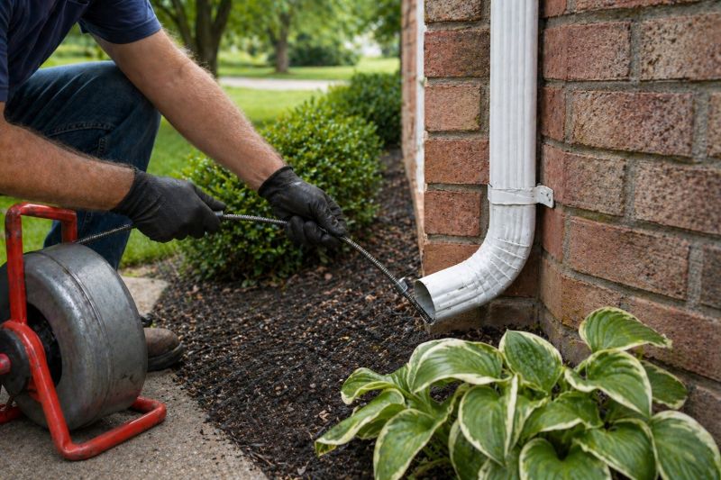 Downspout Snaking in Frederick, MD