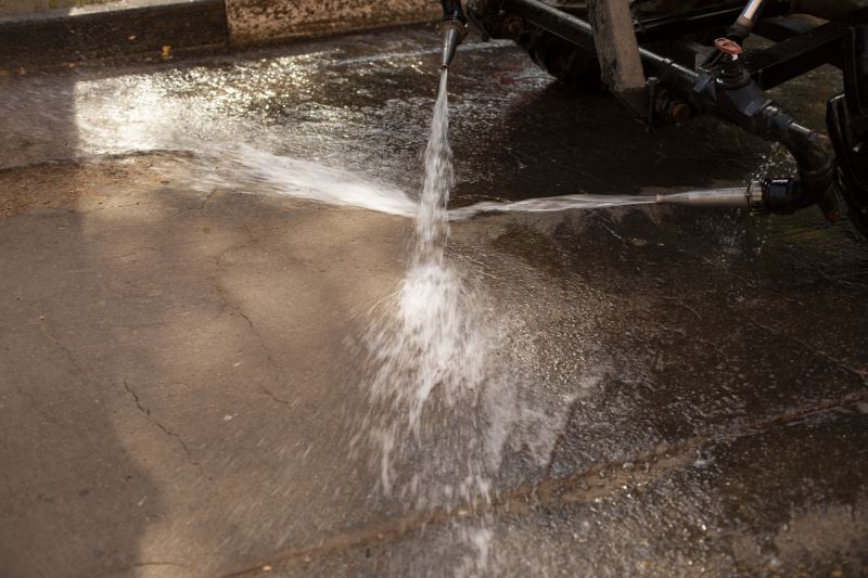 Cleaned Heavy Machinery