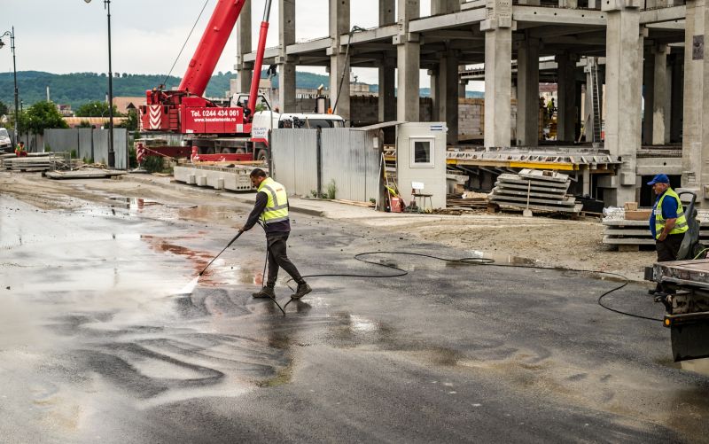 Local Heavy Equipment Power Washing pros at work